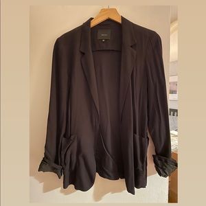 Aritzia Talula Kent Lightweight Open Blazer - Black - Size 6